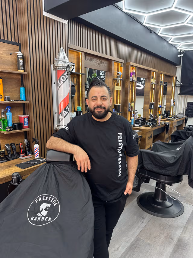 Cihan, barber hos Prestige Barber