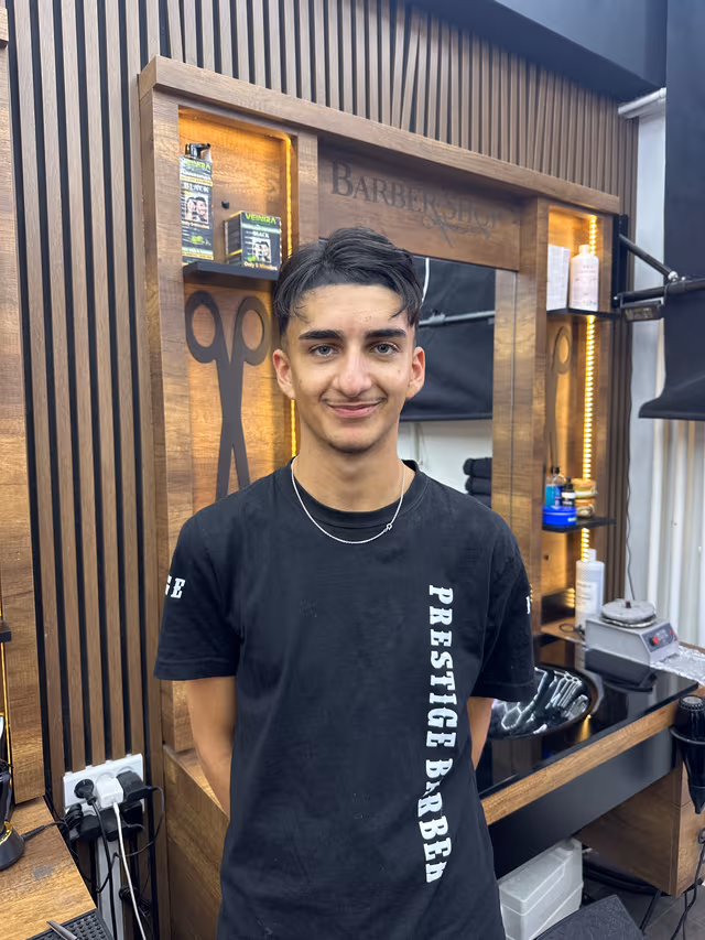 Yusuf, barber hos Prestige Barber